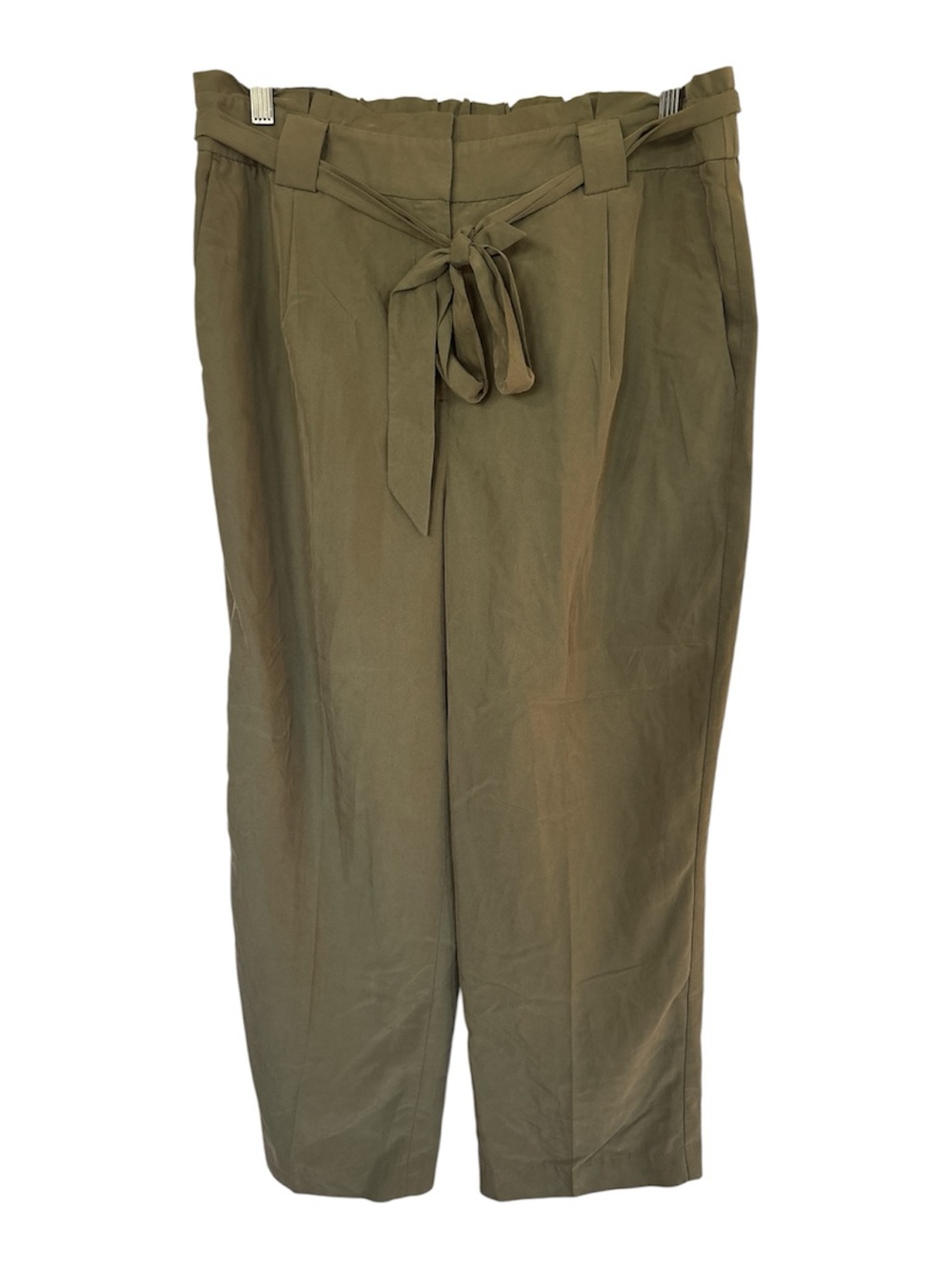 Express high waisted, paper bag, ankle pants
